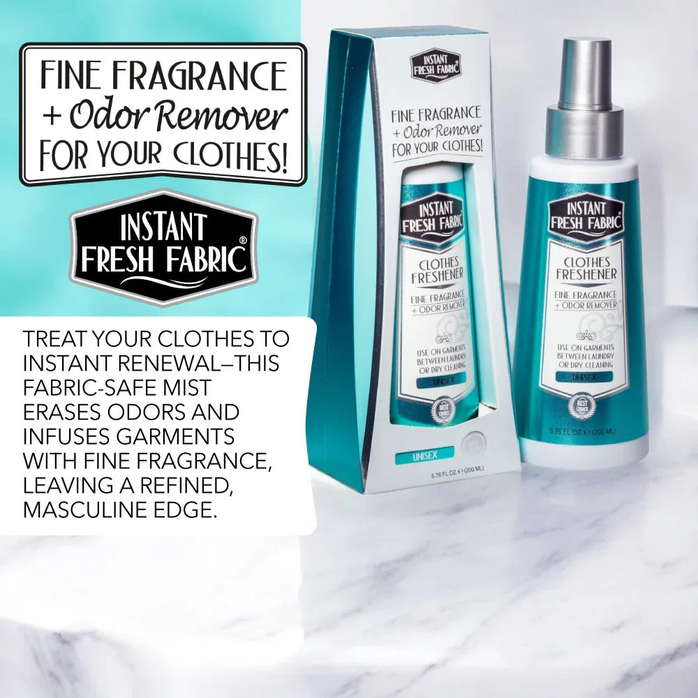 Clothes Freshener, Unisex, 6.76 Oz (200 Ml). Pack of 2.