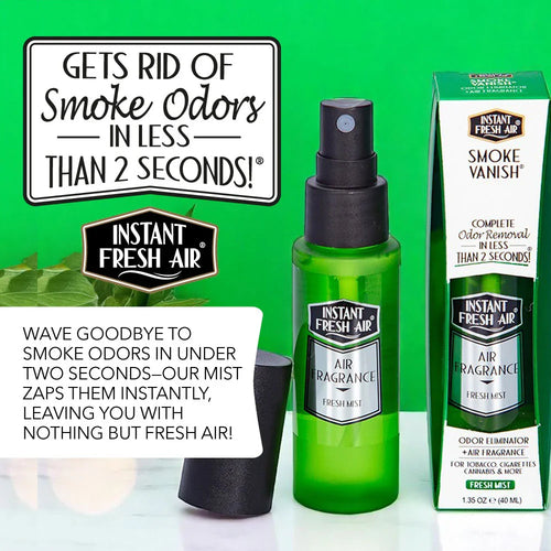Smoke Vanish, Fresh Mist, 1.35 Oz (40 Ml). - AromaQuest - Instant Fresh Air