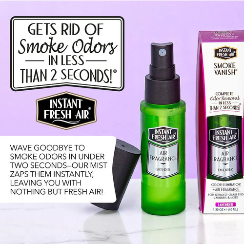 Smoke Vanish, Lavender, 1.35 Oz (40 Ml). - AromaQuest - Instant Fresh Air