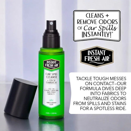 Car Spill Cleaner, 4 Oz (120 Ml). - AromaQuest - Instant Fresh Air