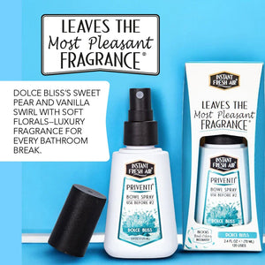 Priventi, Dolce Bliss., 2.4 Oz (70 Ml). - AromaQuest - Instant Fresh Air