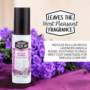Benair, Lavender-Vanilla, 1.35 Oz (40 Ml). - AromaQuest - Instant Fresh Air