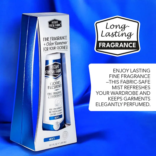 Clothes Freshener, Men, 6.76 Oz (200 Ml). - AromaQuest - Instant Fresh Air