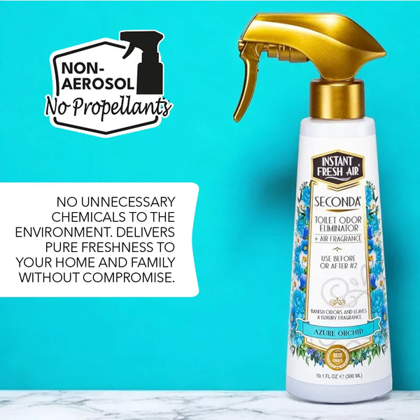Seconda, Azure Orchid, 10.1 Oz (300 Ml). - AromaQuest - Instant Fresh Air