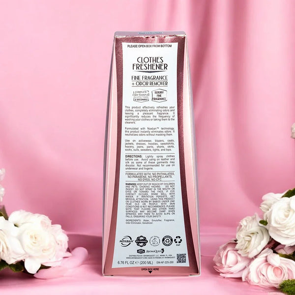 Clothes Freshener, Women, 6.76 Oz (200 Ml). - AromaQuest - Instant Fresh Air