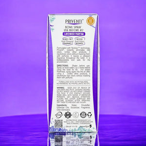 Priventi, Lavender Parfum, 2.4 Oz (70 Ml). Pack of 2. - AromaQuest - Instant Fresh Air