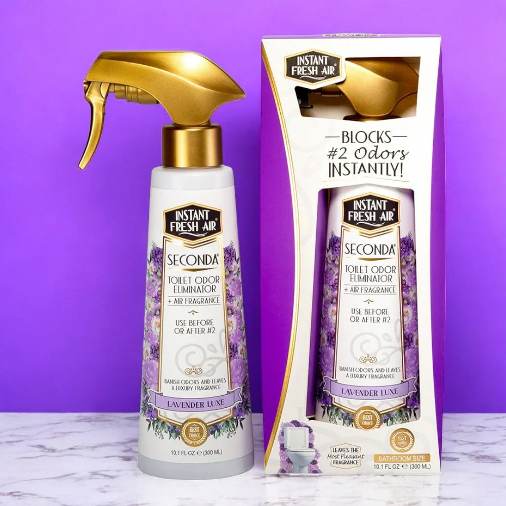 Seconda, Lavender Luxe, 10.1 Oz (300 Ml). - AromaQuest - Instant Fresh Air