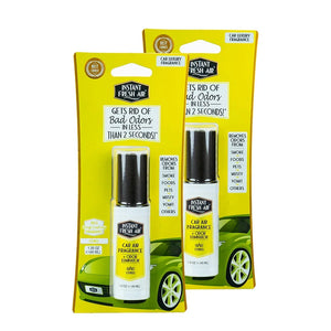 Car Air Fragrance, 1.35 Oz (40 Ml). 2 Pieces - Plastic Wrapped. - AromaQuest - Instant Fresh Air