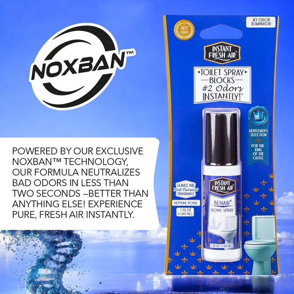 Benair, Neptune Royal, 1.35 Oz (40 Ml). - AromaQuest - Instant Fresh Air