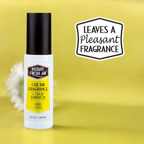 CAR FRESHNESS SET: 4 Car Air Citrus, 1.35 Oz (40 Ml) + 1 Car Spill, 4 Oz (120 Ml).