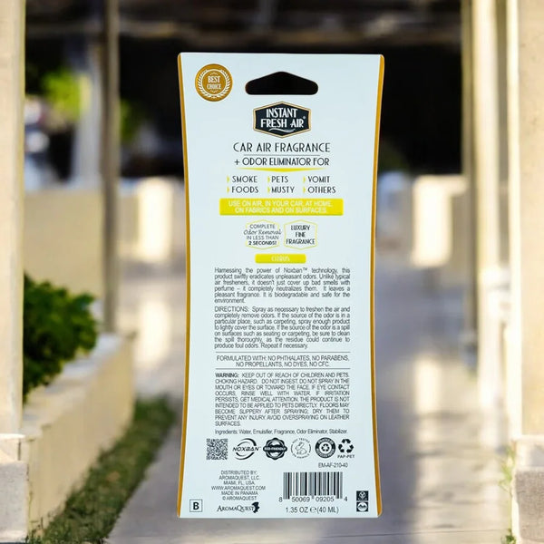Car Air, 1.35 Oz (40 Ml) - AromaQuest - Instant Fresh Air