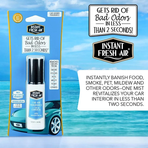 Car Air Fragrance, Hawaiian Dream, 1.35 Oz (40 Ml). - AromaQuest - Instant Fresh Air