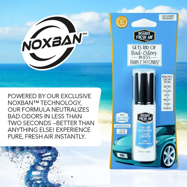Car Air Fragrance, Hawaiian Dream, 1.35 Oz (40 Ml). - AromaQuest - Instant Fresh Air