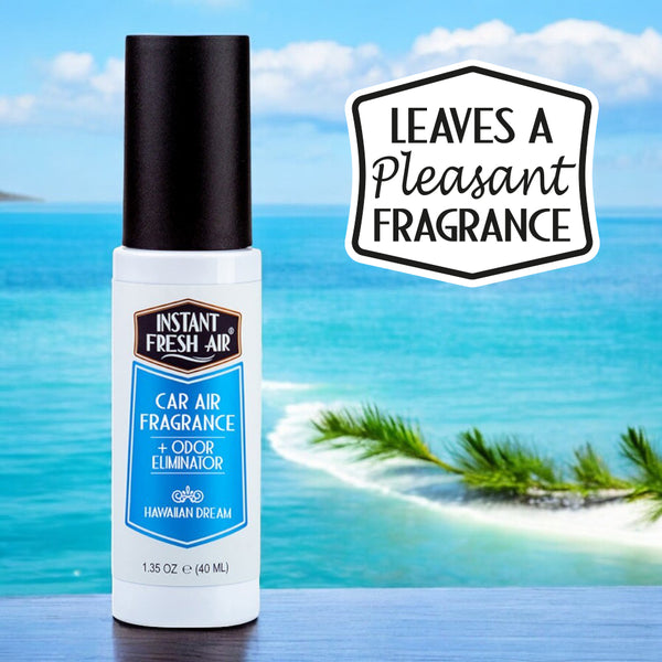 CAR FRESHNESS SET: 4 Car Air Hawaiian Dream, 1.35 Oz (40 Ml) + 1 Car Spill, 4 Oz (120 Ml).