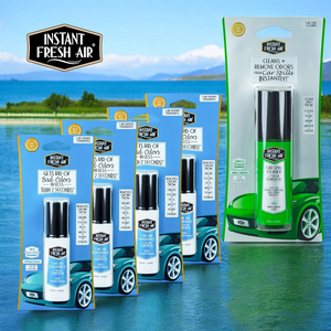 CAR FRESHNESS SET: 4 Car Air Hawaiian Dream, 1.35 Oz (40 Ml) + 1 Car Spill, 4 Oz (120 Ml).