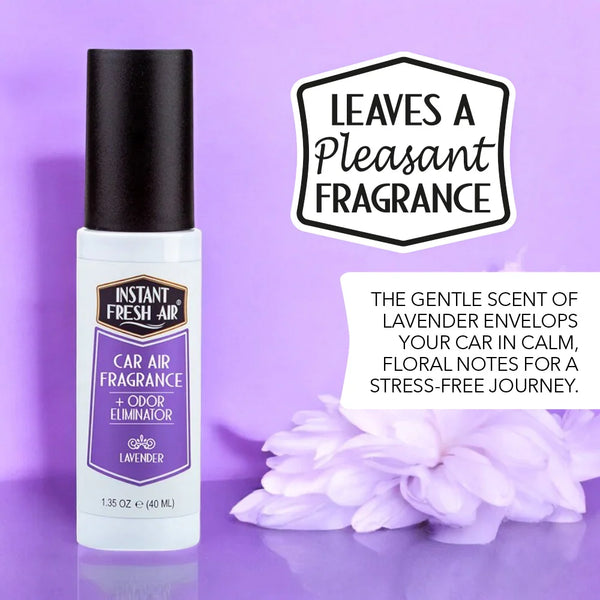Car Air Fragrance, Lavender, 1.35 Oz (40 Ml). - AromaQuest - Instant Fresh Air