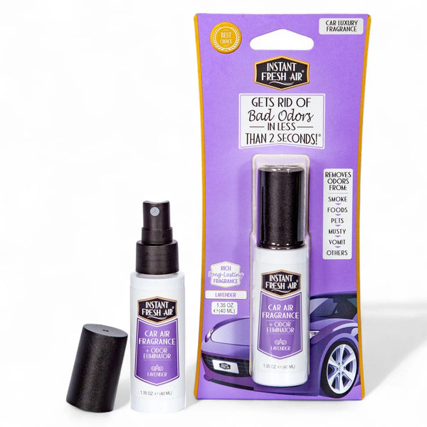 Car Air Fragrance, Lavender, 1.35 Oz (40 Ml). - AromaQuest - Instant Fresh Air