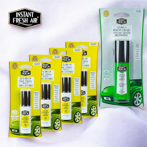 CAR FRESHNESS SET: 4 Car Air Citrus, 1.35 Oz (40 Ml) + 1 Car Spill, 4 Oz (120 Ml).