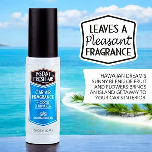 Car Air Fragrance, Hawaiian Dream, 1.35 Oz (40 Ml). - AromaQuest - Instant Fresh Air