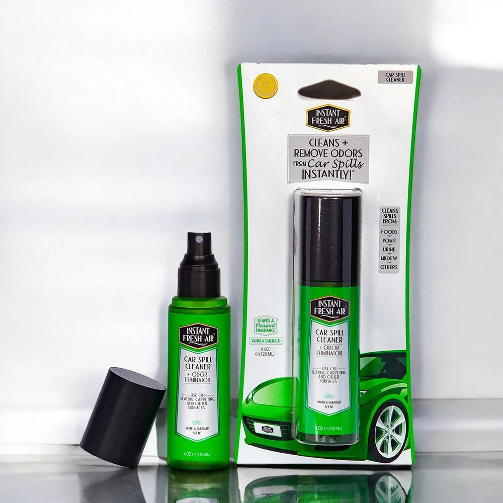 Car Spill Cleaner, 4 Oz (120 Ml). - AromaQuest - Instant Fresh Air