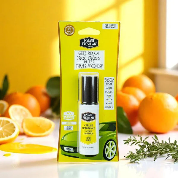 Car Air Fragrance, Citrus, 1.35 Oz (40 Ml). - AromaQuest - Instant Fresh Air