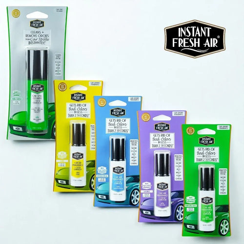 PREMIUM CAR FRESHNESS SET (4 Car Air, 1 Car Spill) - AromaQuest - Instant Fresh Air