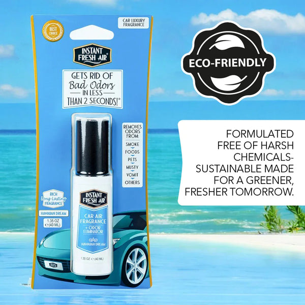 Car Air Fragrance, Hawaiian Dream, 1.35 Oz (40 Ml). - AromaQuest - Instant Fresh Air