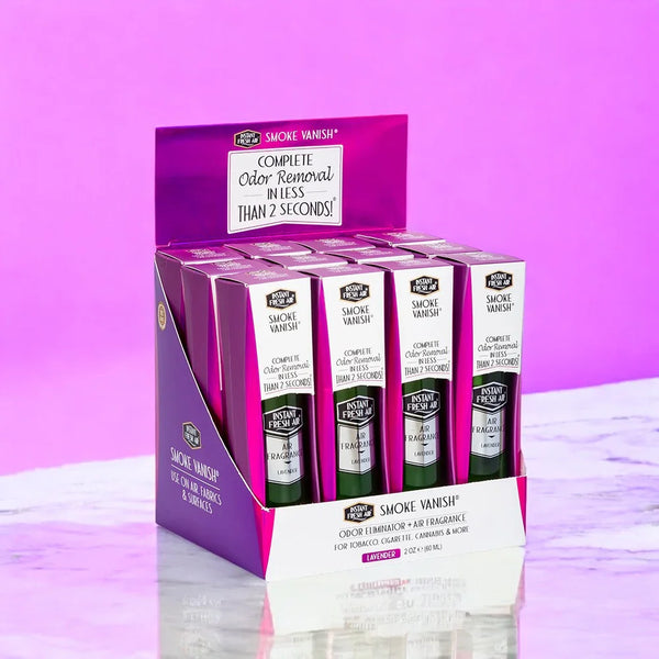Smoke Vanish, Lavender, 2 Oz (60 Ml). - AromaQuest - Instant Fresh Air