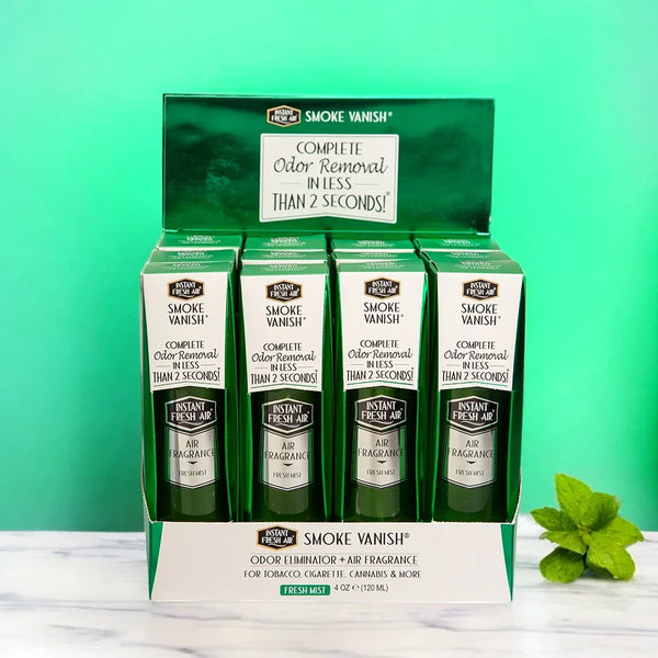 Smoke Vanish, Fresh Mist, 4 Oz (120 Ml). - AromaQuest - Instant Fresh Air
