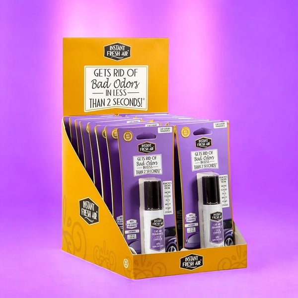 Car Air Fragrance, Lavender, 1.35 Oz (40 Ml). - AromaQuest - Instant Fresh Air