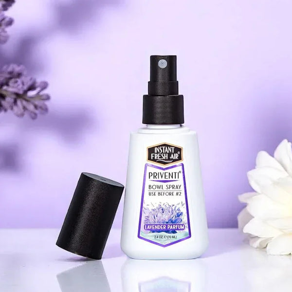 Priventi, Lavender Parfum, 2.4 Oz (70 Ml). Pack of 2. - AromaQuest - Instant Fresh Air