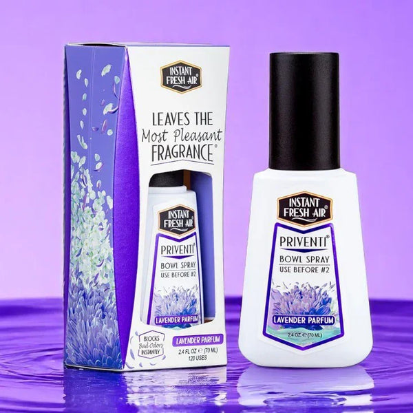 Priventi, Lavender Parfum, 2.4 Oz (70 Ml). Pack of 2. - AromaQuest - Instant Fresh Air