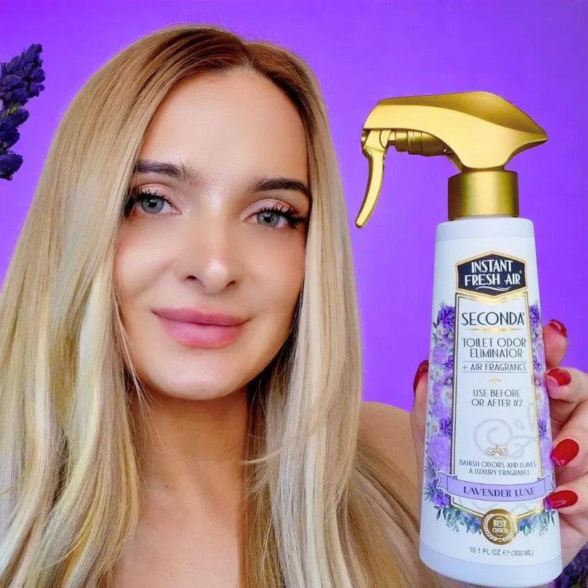 Seconda, Lavender Luxe, 10.1 Oz (300 Ml). - AromaQuest - Instant Fresh Air