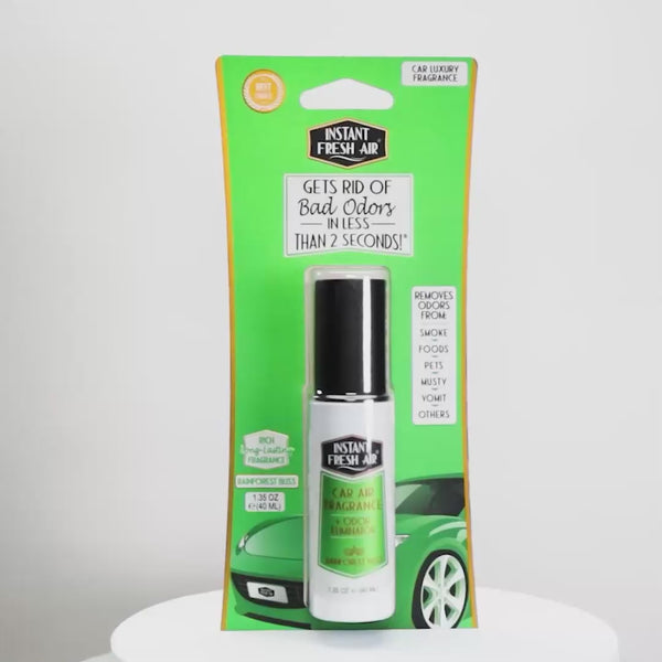 CAR AIR FRAGRANCE, RAINFOREST BLISS, 1.35 OZ (40 ML). - 2 Pieces – Plastic Wrapped.
