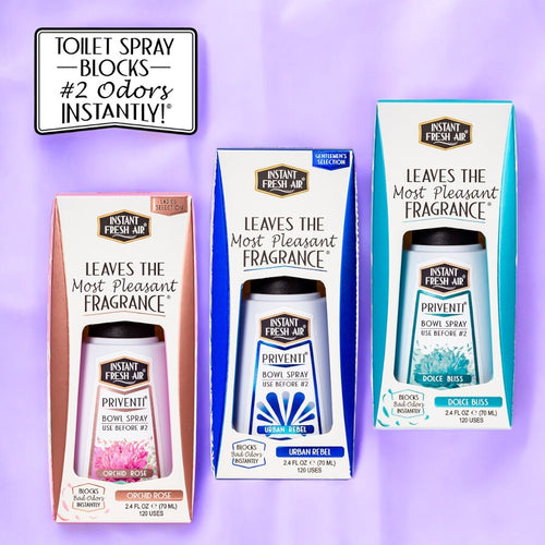 Priventi Bundle: Orchid Rose + Urban Rebel + Dolce Bliss, 2.4 Oz (70 Ml). Pack of 3
