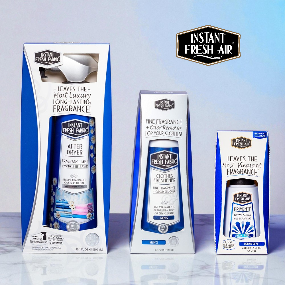 COLLEGE LIFE FRESHNESS TRIO – FOR HIM (1 Priventi Urban Rebel, 1 Clothes Freshener Men’s, 1 After Dryer)