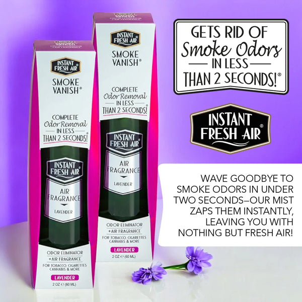 Smoke Vanish, 2 Oz. (60 Ml.). Pack of 2. - AromaQuest - Instant Fresh Air